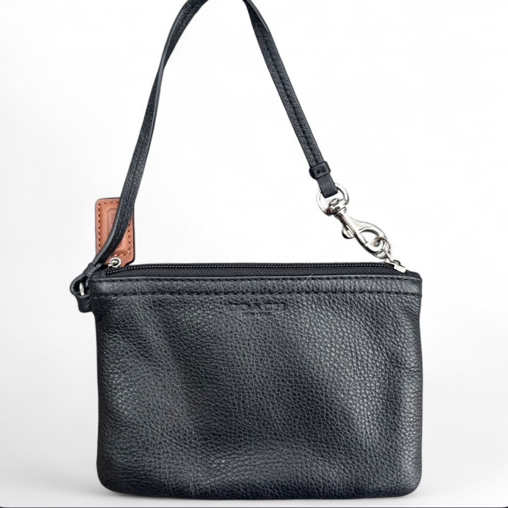 Coach Black Leather Wriset
